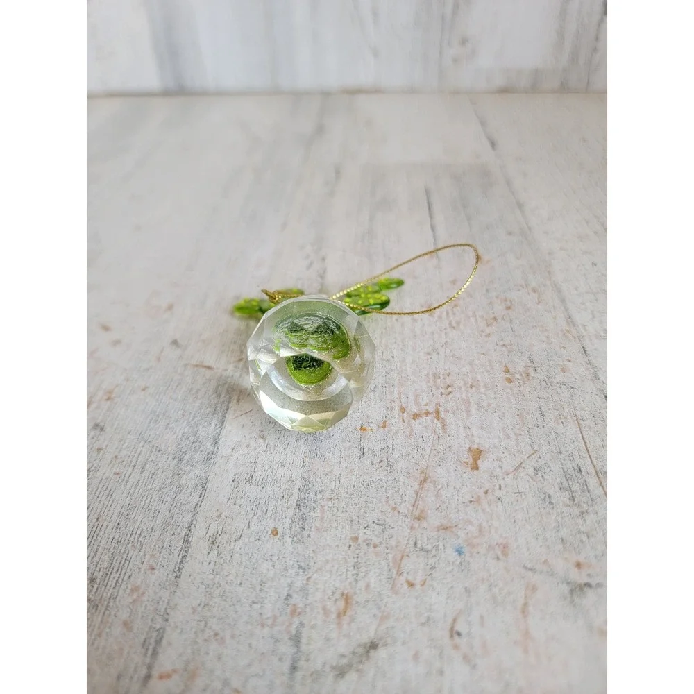 Unique glass cactus plant ornament Xmas dessert summer home decor figure